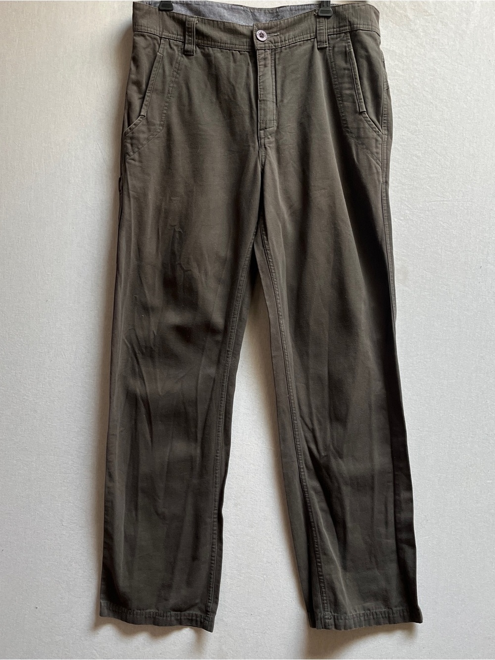 Horny Toad Mens Organic Cotton Cargo Pants Size 32 Brown Outdoor Gorpcore